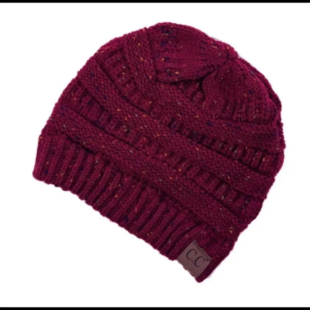 CC Messy bun ! Ponytail Beanie Hat Cutest
